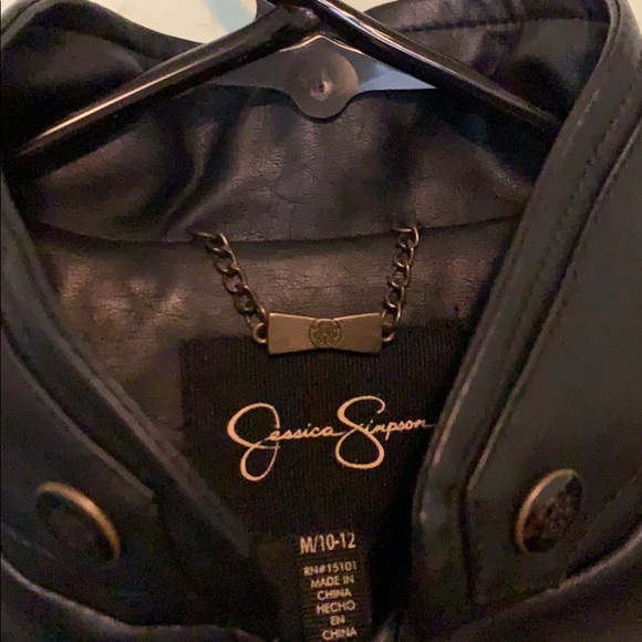 Jessica Simpson Faux Leather Jacket - Picture 2 of 3